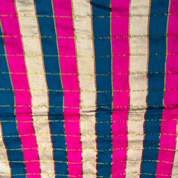 NWT Striped Handcrafted Scarf by Sana – 91x186 cm - Picture 4 of 14